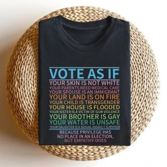 Vote As If Shirt Lgbtq Shirt Lgbtq Rights Shirt Human Rights Shirt Pride Tee - Picture 1 of 4